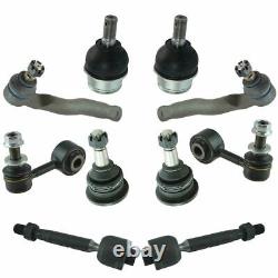 Front Ball Joint Tie Rod End Sway Bar Link Steering Suspension Kit Set 10pc New