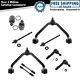 Front Control Arm Ball Joint Tie Rod Sway Bar Link Steering Suspension Kit 10pc