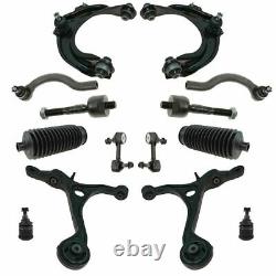 Front Control Arm Tie Rod Sway Link Bellow Suspension Steering Kit Set 14pc New