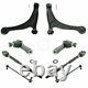 Front Control Arms Tie Rod Sway Bar Link Steering Suspension Kit Set 8pc New