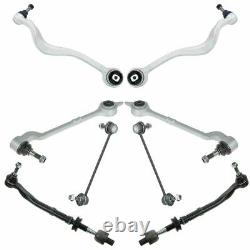 Front Lower Control Arms Tie Rod Ends Sway Bar Links Steering Suspension Kit Set