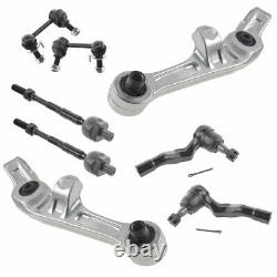 Front Lower Forward Control Arm Sway Bar Link Inner Outer Tie Rods for 350Z G35