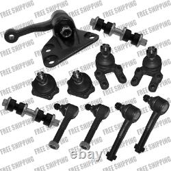 Front Steering Idler Arm Tie Rod End Ball Joint Set For 4WD Nissan D21 Pickup
