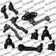 Front Steering Rebuilt Kit Tie Rod Idler Pitman Arm For 92-93 RWD Mazda B2600
