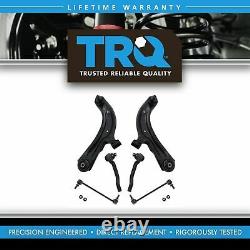 Front Steering Suspension Control Arm Ball Joint Tie Rod Sway Link 6pc Kit Set