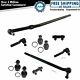 Front Steering & Suspension Kit Ball Joints Tie Rods Center Links for Ford F250