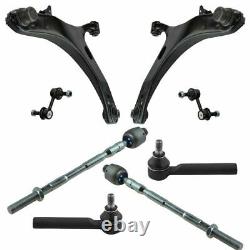 Front Steering & Suspension Kit Control Arms Ball Joints Tie Rods Sway Links 8pc