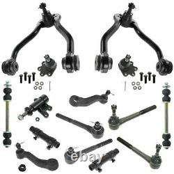 Front Tie Rod Ball Joint Sway Bar Link Control Arm Steering Suspension Kit 15pc