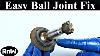 How To Diagnose And Replace A Bad Ball Joint