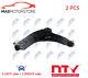 Lh Rh Track Control Arm Pair Front Nty Zwd-re-030 2pcs V New Oe Replacement