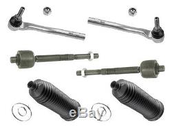 Mercedes w164 Tie Rod Ends + Boots (6 pcs) OEM steering rack bellows ball joint