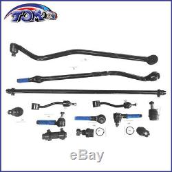 New 13pcs Tie Rod Drag Link Track Ball Joint Sway Bar Kit Fits Jeep Wrangler