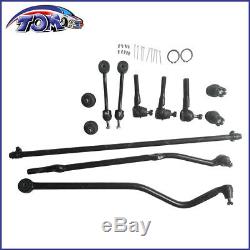 New 13pcs Tie Rod Drag Link Track Ball Joint Sway Bar Kit Fits Jeep Wrangler