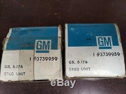 Nos Gm 55-57 Chevy Passenger Car Pair Of Lower Control Arm Ball Joints 3739959