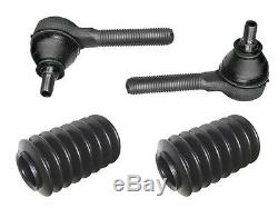 Porsche (65-89) OUTER Tie Rod End +Boot KIT (4 pcs) OEM Steering rack ball joint