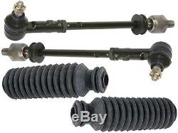 Porsche 930 IN+OUT Tie Rod Assy +Boot KIT (4 pcs) OEM Steering rack ball joint