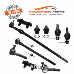 RWD Front Steering Kit Tie Rod End Ball Joint For 89-92 Ford Ranger