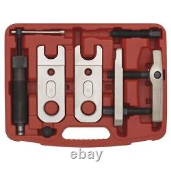 Sealey Ball Joint Splitter Hydraulic & Manual 9pc Commercial VS3814