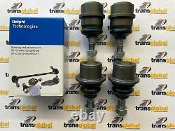 Steering Knuckle Upper & Lower Ball Joints x4 for Range Rover P38 Delphi
