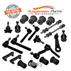 Steering Linkage Tie Rods Ball Joint Arm Bushing Kit For 2WD Chevy C1500 C2500