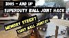 Superduty Ball Joint Hack How To Fix Memory Steer And Super Tight Ball Joints