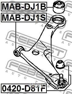 Suspension Ball Joint Pair Lower Front Febest 0420-d81f 2pcs A New