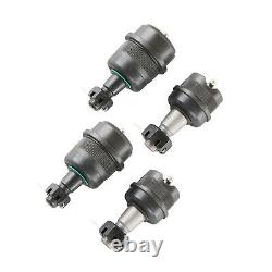 Synergy 8009-12 Dana 30/44 Knurled Heavy Duty Front Upper/Lower Ball Joint Set