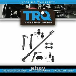 TRQ 11pc Kit Tie Rod End Drag Link Ball Joint Sway Bar Link for Super Duty Truck