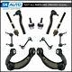 TRQ 12pc Steering Suspension Kit Control Arms Ball Joints Tie Rods End Links