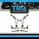 TRQ 6 Piece Steering Suspension Kit Control Arms with Ball Joints Tie Rod Ends