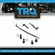 TRQ 7 Piece Steering Suspension Kit Upper Lower Ball Joints with Tie Rod Ends New