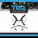 TRQ 8 Piece Steering Suspension Kit Control Arms Tie Rods Sway Bar Links New