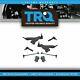 TRQ 8 Piece Steering Suspension Kit Control Arms with Bushings Tie Rods End Links