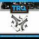 TRQ 8pc Steering Suspension Kit Ball Joint Control Arm Tie Rod Sway Bar Link