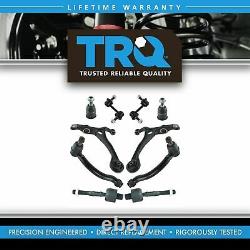 TRQ Front Ball Joint Tie Rod Arm Sway Bar Link Steering Suspension Kit Set 10pc