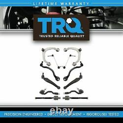 TRQ Steering Suspension Kit Control Arms Ball Joints Sway Links Tie Rods 12pc